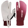 гоночные перчатки Kinetixx Sol X-Warm trigger ягодные с белым